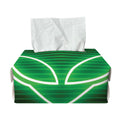 Green Light Alien Print Rectangle Tissue Box Cover