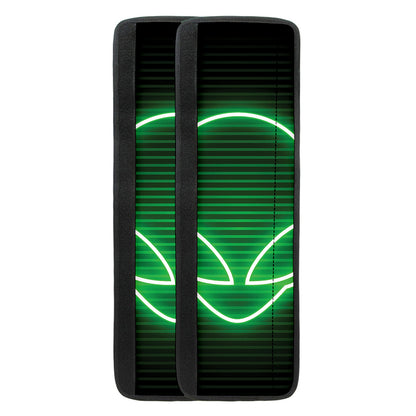 Green Light Alien Print Refrigerator Handle Covers