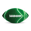 Green Light Alien Print Rugby Ball