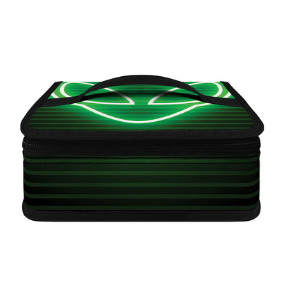 Green Light Alien Print Small Lunch Bag