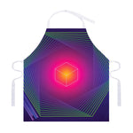 Green Light EDM Geometric Print Adjustable Apron