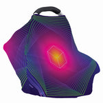 Green Light EDM Geometric Print Baby Seat Cover