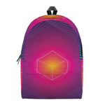Green Light EDM Geometric Print Backpack