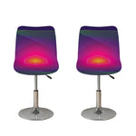 Green Light EDM Geometric Print Bar Stool Covers