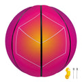 Green Light EDM Geometric Print Basketball