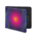 Green Light EDM Geometric Print Bifold Wallet