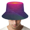 Green Light EDM Geometric Print Bucket Hat