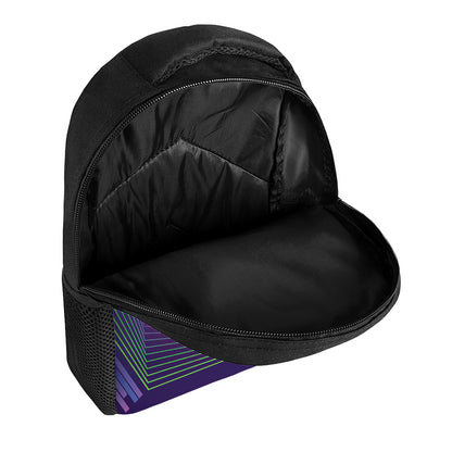Green Light EDM Geometric Print Casual Backpack