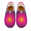 Green Light EDM Geometric Print Casual Shoes