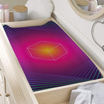 Green Light EDM Geometric Print Changing Pad Cover