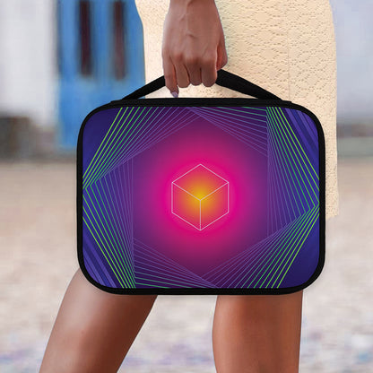 Green Light EDM Geometric Print Classic Bible Case