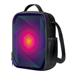 Green Light EDM Geometric Print Crossbody Lunch Bag