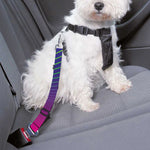 Green Light EDM Geometric Print Dog Seat Belt