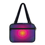 Green Light EDM Geometric Print Double Strap Bible Bag