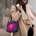 Green Light EDM Geometric Print Double Strap Bible Bag