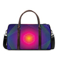 Green Light EDM Geometric Print Duffel Bag