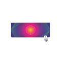 Green Light EDM Geometric Print Extended Mouse Pad