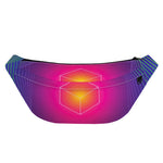 Green Light EDM Geometric Print Fanny Pack