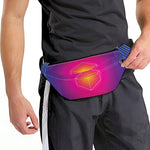 Green Light EDM Geometric Print Fanny Pack
