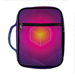 Green Light EDM Geometric Print Front Pocket Bible Bag