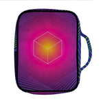 Green Light EDM Geometric Print Front Pocket Bible Bag