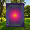 Green Light EDM Geometric Print Garden Flag