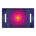 Green Light EDM Geometric Print Golf Cart Seat Cover