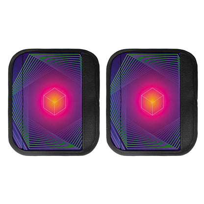 Green Light EDM Geometric Print Handle Covers