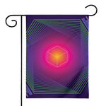 Green Light EDM Geometric Print House Flag