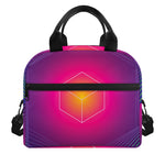 Green Light EDM Geometric Print Insulated Lunch Bag