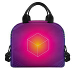 Green Light EDM Geometric Print Insulated Lunch Bag
