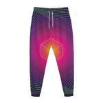 Green Light EDM Geometric Print Jogger Pants