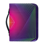 Green Light EDM Geometric Print Leather Bible Cover