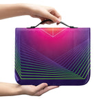 Green Light EDM Geometric Print Leather Bible Cover