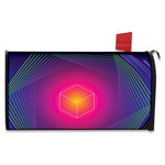 Green Light EDM Geometric Print Mailbox Cover