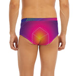 Green Light EDM Geometric Print Men's Briefs