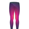 Green Light EDM Geometric Print Men's Leggings