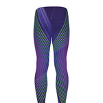 Green Light EDM Geometric Print Men's leggings