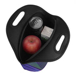 Green Light EDM Geometric Print Neoprene Lunch Bag