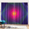 Green Light EDM Geometric Print Pencil Pleat Curtains