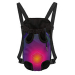 Green Light EDM Geometric Print Pet Carrier Backpack