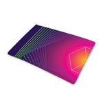 Green Light EDM Geometric Print Pet Cooling Mat Cover