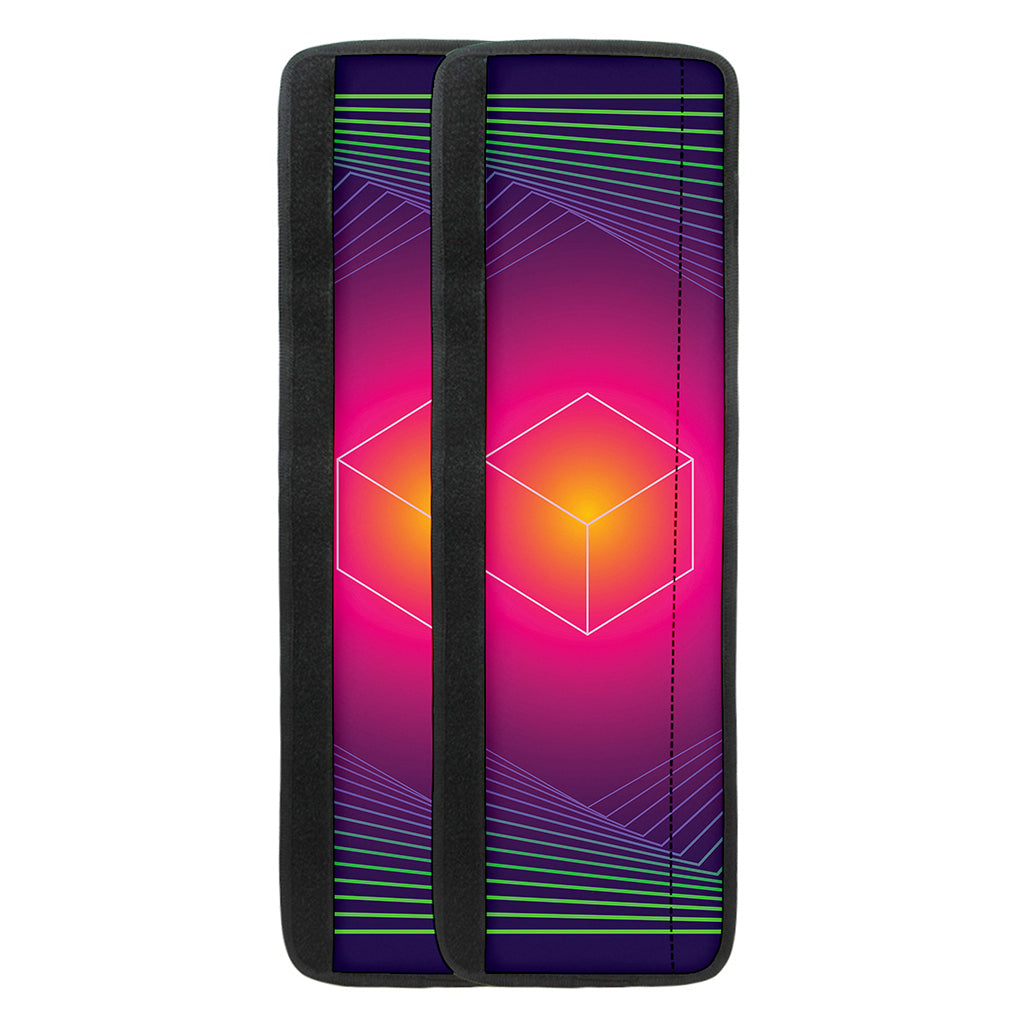 Green Light EDM Geometric Print Refrigerator Handle Covers