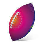Green Light EDM Geometric Print Rugby Ball