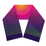 Green Light EDM Geometric Print Scarf