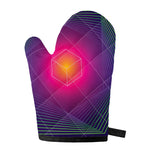 Green Light EDM Geometric Print Single Oven Mitt