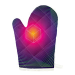 Green Light EDM Geometric Print Single Oven Mitt