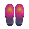 Green Light EDM Geometric Print Slippers