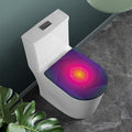 Green Light EDM Geometric Print Toilet Lid Cover