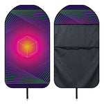 Green Light EDM Geometric Print Waterproof Car Seat Cover